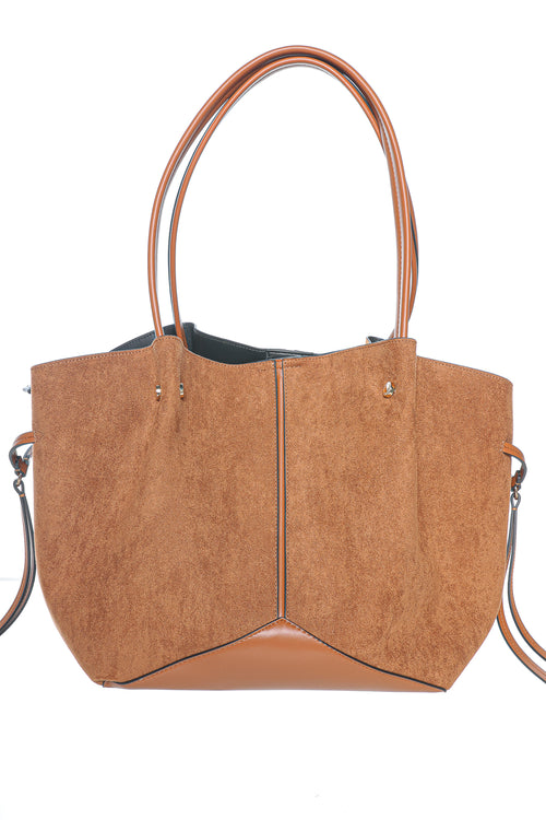Geanta Karl Lagerfeld K/Pierced Md Tote Suede