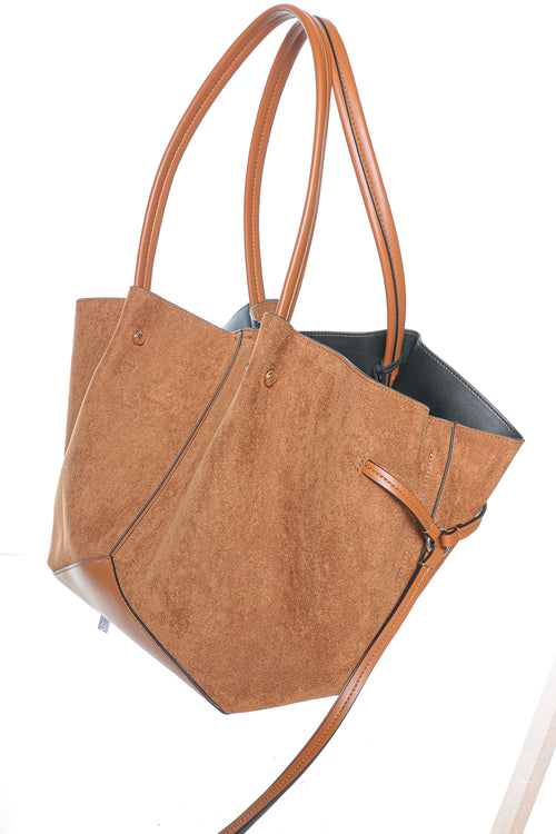 Geanta Karl Lagerfeld K/Pierced Md Tote Suede