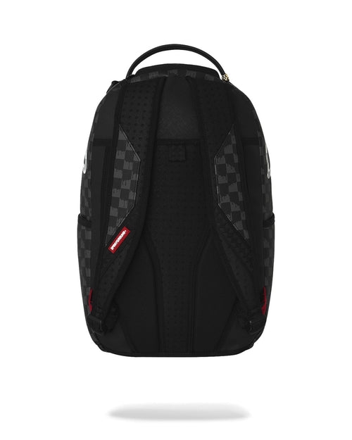 Rucsac Sprayground Black And White Drip Check Shark