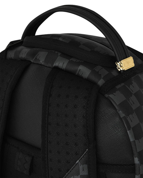 Rucsac Sprayground Black And White Drip Check Shark