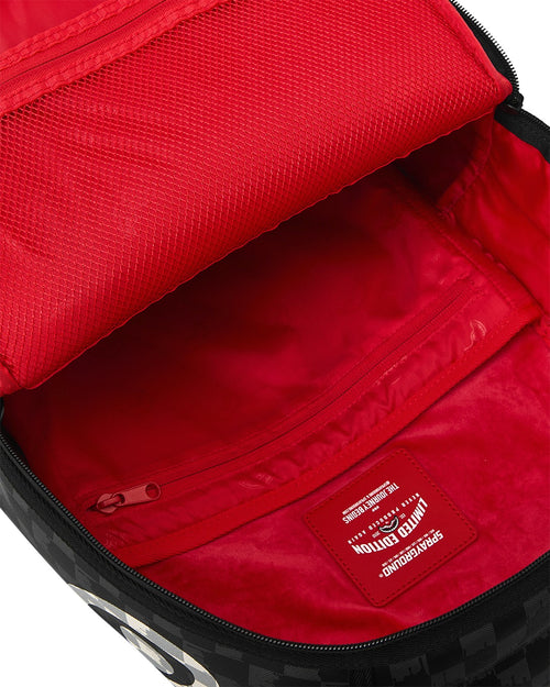 Rucsac Sprayground Black And White Drip Check Shark