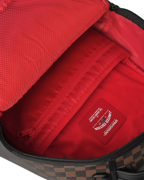 Rucsac Sprayground Brown Check Ghost Drip