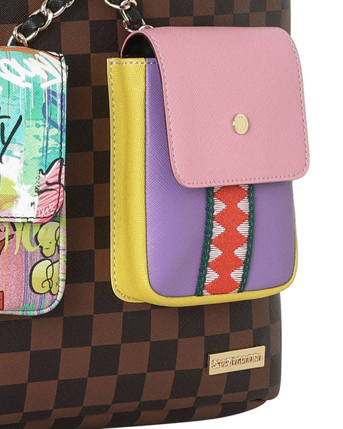 Rucsac Sprayground Hanging Pockets Mix Up