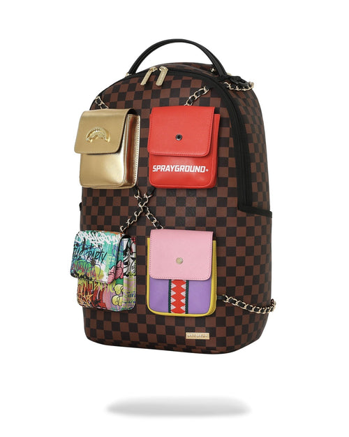 Rucsac Sprayground Hanging Pockets Mix Up