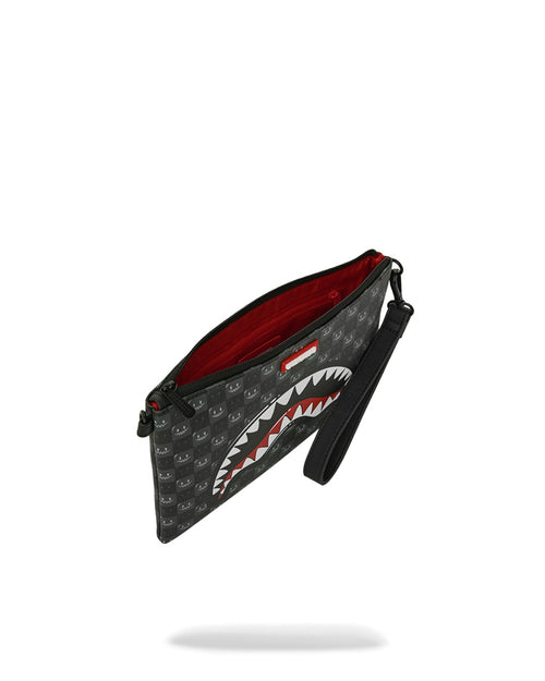 Geanta Sprayground Sharks In Paris Wtf Bubbly Black Check Crossover Clutch