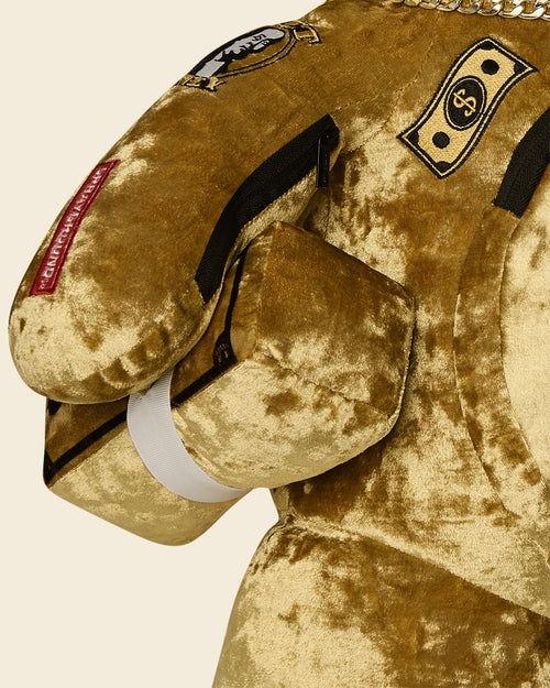 Rucsac Sprayground Sharks In Paris Gold Drip Moneybear