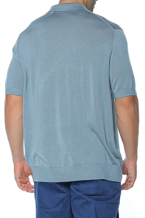 Tricou polo Ted Baker Givrans Ss Silk Blend Zip