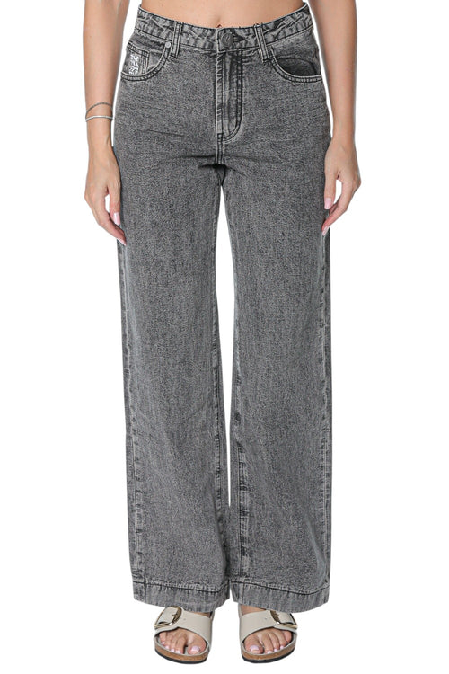 Jeans One Teaspoon Jackson Mid Waist Wide Leg