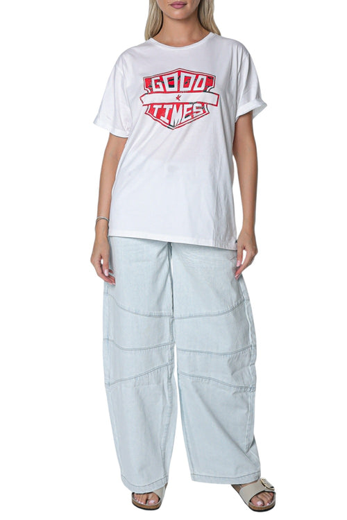 Jeans One Teaspoon Barrel Mid Waist Wide Leg