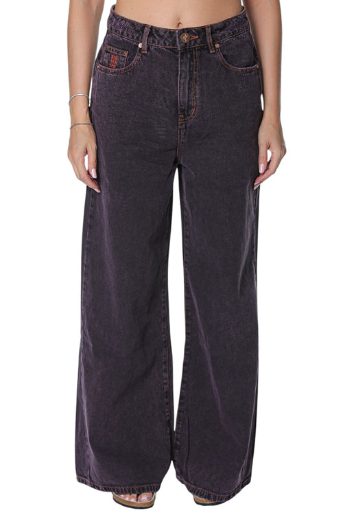 Jeans One Teaspoon Love Machines Mid Waist Super Wide Leg
