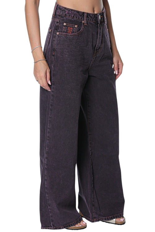 Jeans One Teaspoon Love Machines Mid Waist Super Wide Leg