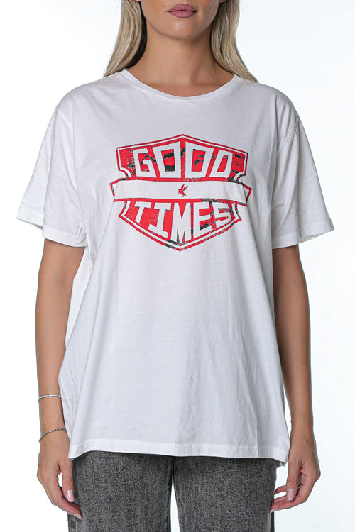 Tricou One Teaspoon Flacks Ss Relaxed Fit Stripe
