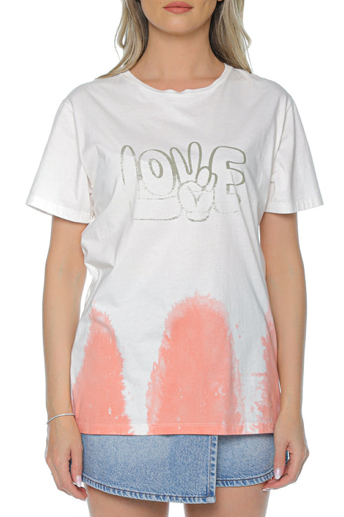Tricou Oneteaspoon Love Dip Dye Bf