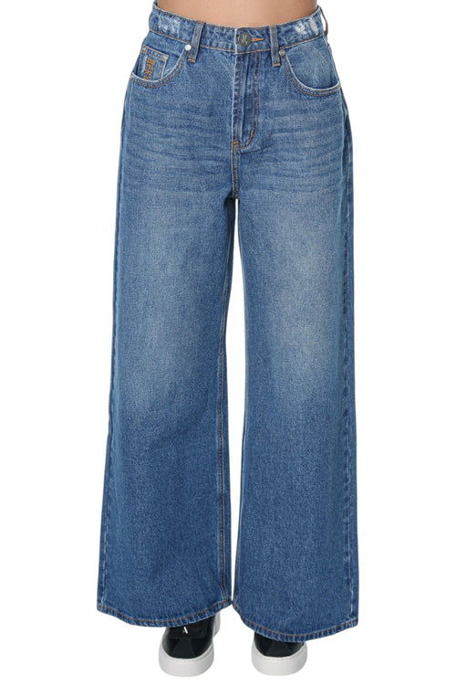 Jeans One Teaspoon Love Machines Mid Waist Super Wide Leg
