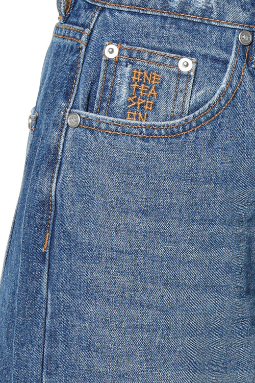 Jeans One Teaspoon Love Machines Mid Waist Super Wide Leg