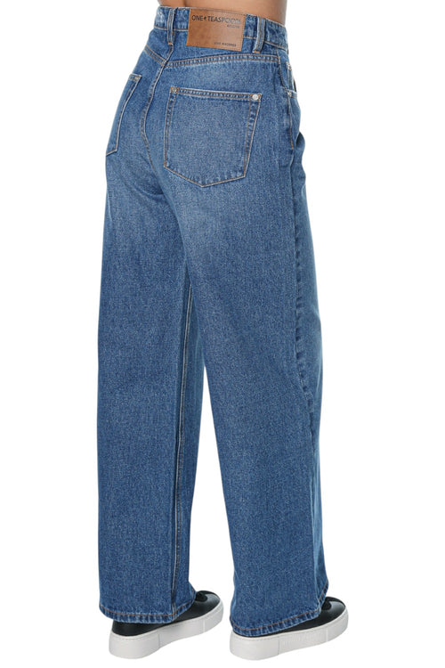 Jeans One Teaspoon Love Machines Mid Waist Super Wide Leg