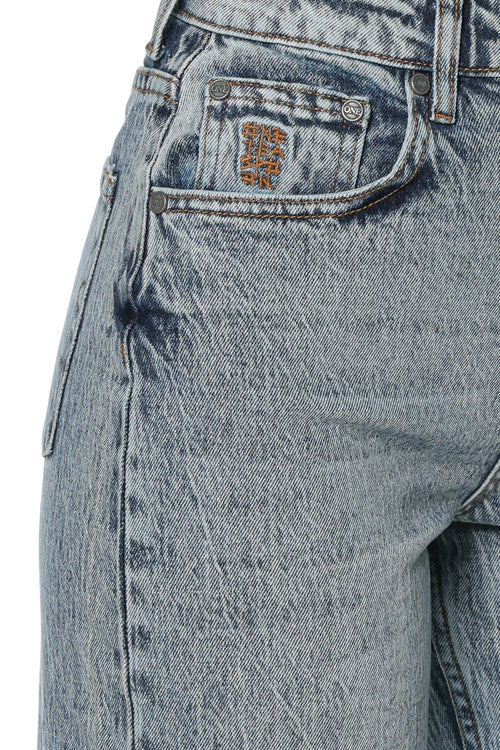 Jeans One Teaspoon Icon High Waist Straight Leg