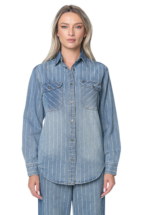 Camasa One Teaspoon Distressed Everyday Denim