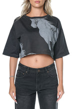 Tricou One Teaspoon Wild Horses Crop