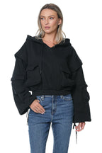 Hanorac One Teaspoon Hoodie Zipoff Sleeve