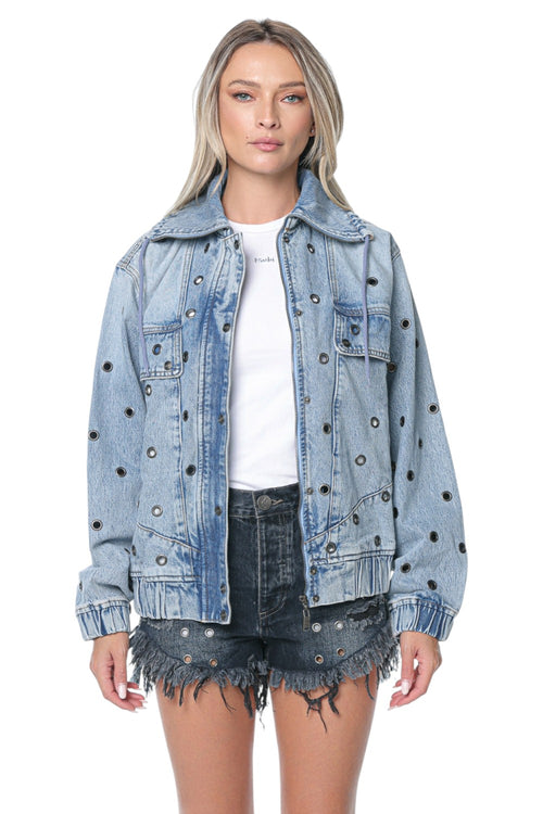 Jacheta One Teaspoon Denim Bomber Jacket
