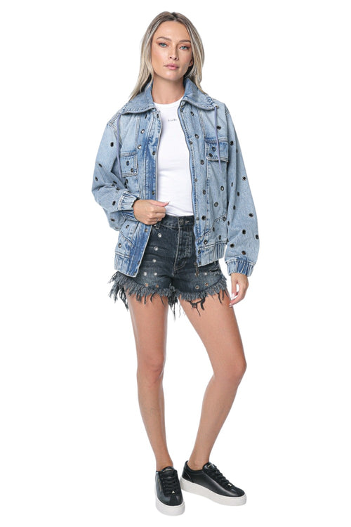 Jacheta One Teaspoon Denim Bomber Jacket