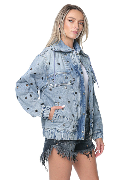 Jacheta One Teaspoon Denim Bomber Jacket
