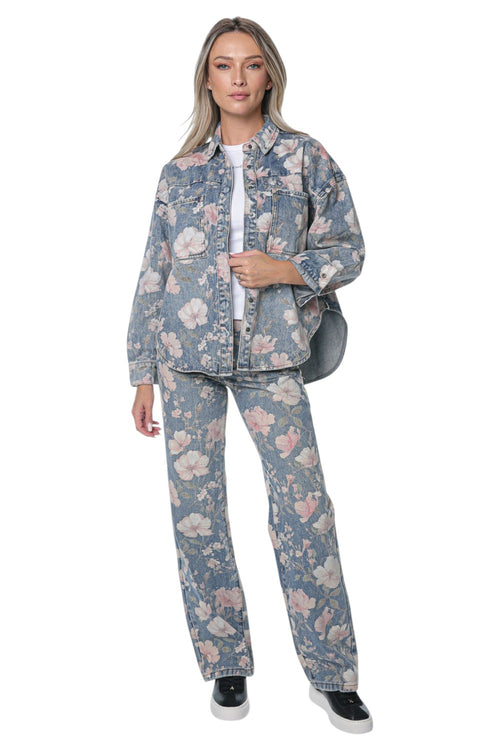 Camasa One Teaspoon Bloom Daria Shacket