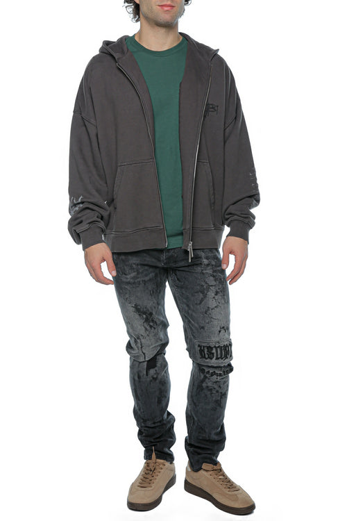Hanorac Ksubi Graff Ekcess Zip Thru Hoodie Faded