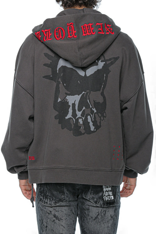 Hanorac Ksubi Graff Ekcess Zip Thru Hoodie Faded