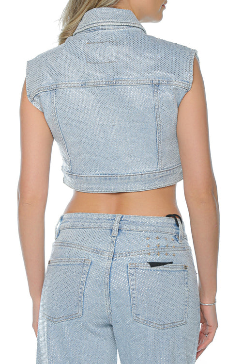 Vesta Ksubi Trucker Vest High Rollers