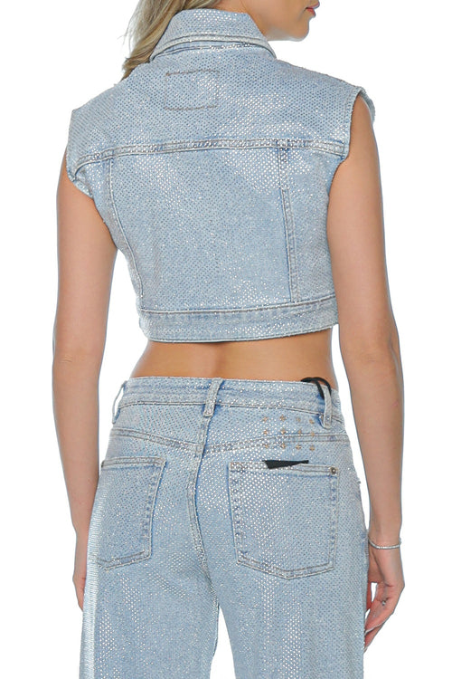 Vesta Ksubi Trucker Vest High Rollers