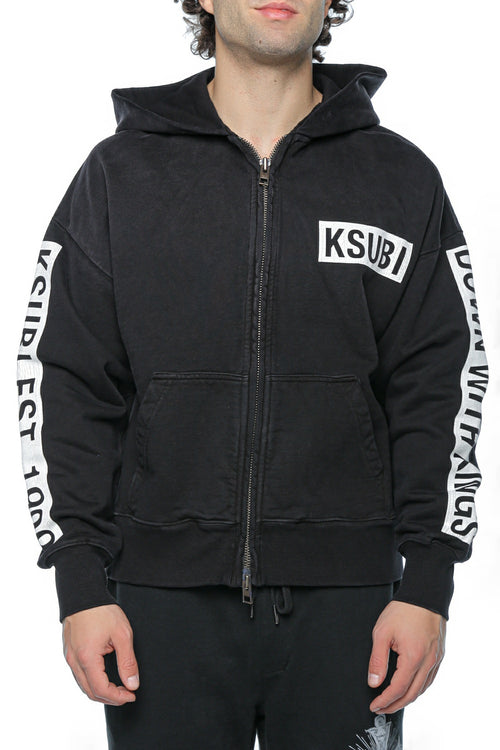 Hanorac Ksubi Kings Halen Zip Hoodie