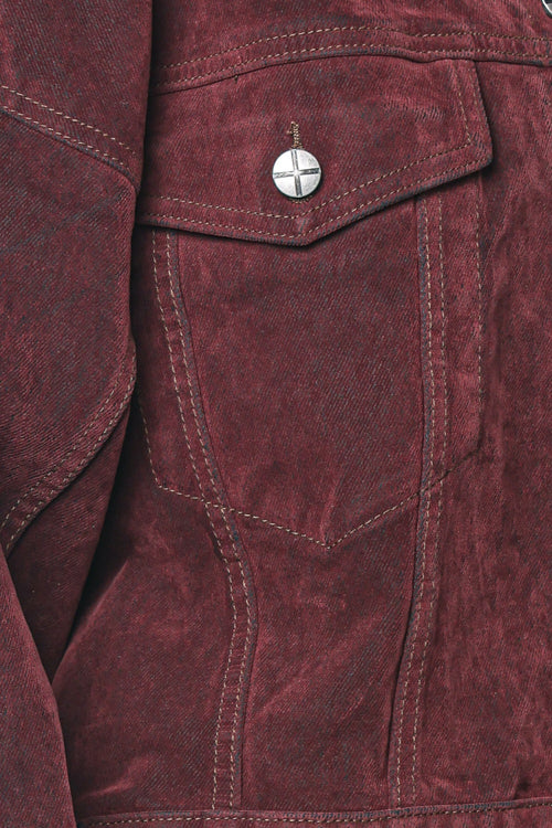 Jacheta Ksubi Relaxed Trucker Merlot