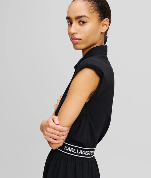 Rochie KARL LAGERFELD Jersey Polo
