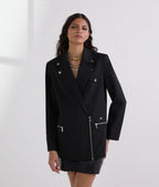 Jacheta KARL LAGERFELD Fashion Biker Blazer