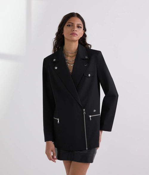 Jacheta KARL LAGERFELD Fashion Biker Blazer