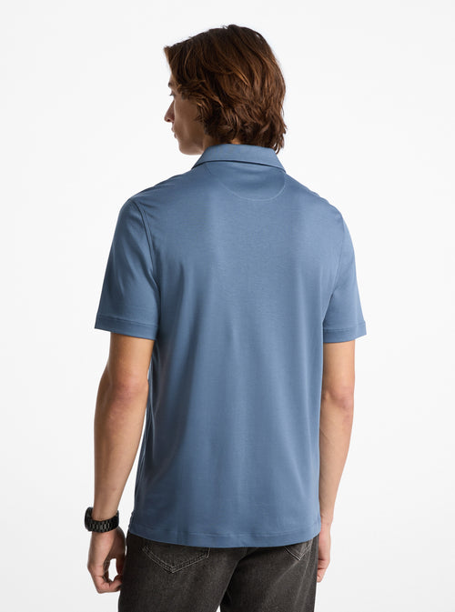Tricou polo Michael Kors Sleek Zip Ss
