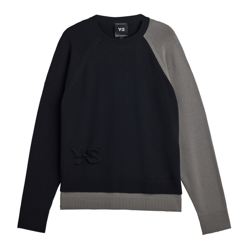 Pulover Y-3 Logo Knit Crew