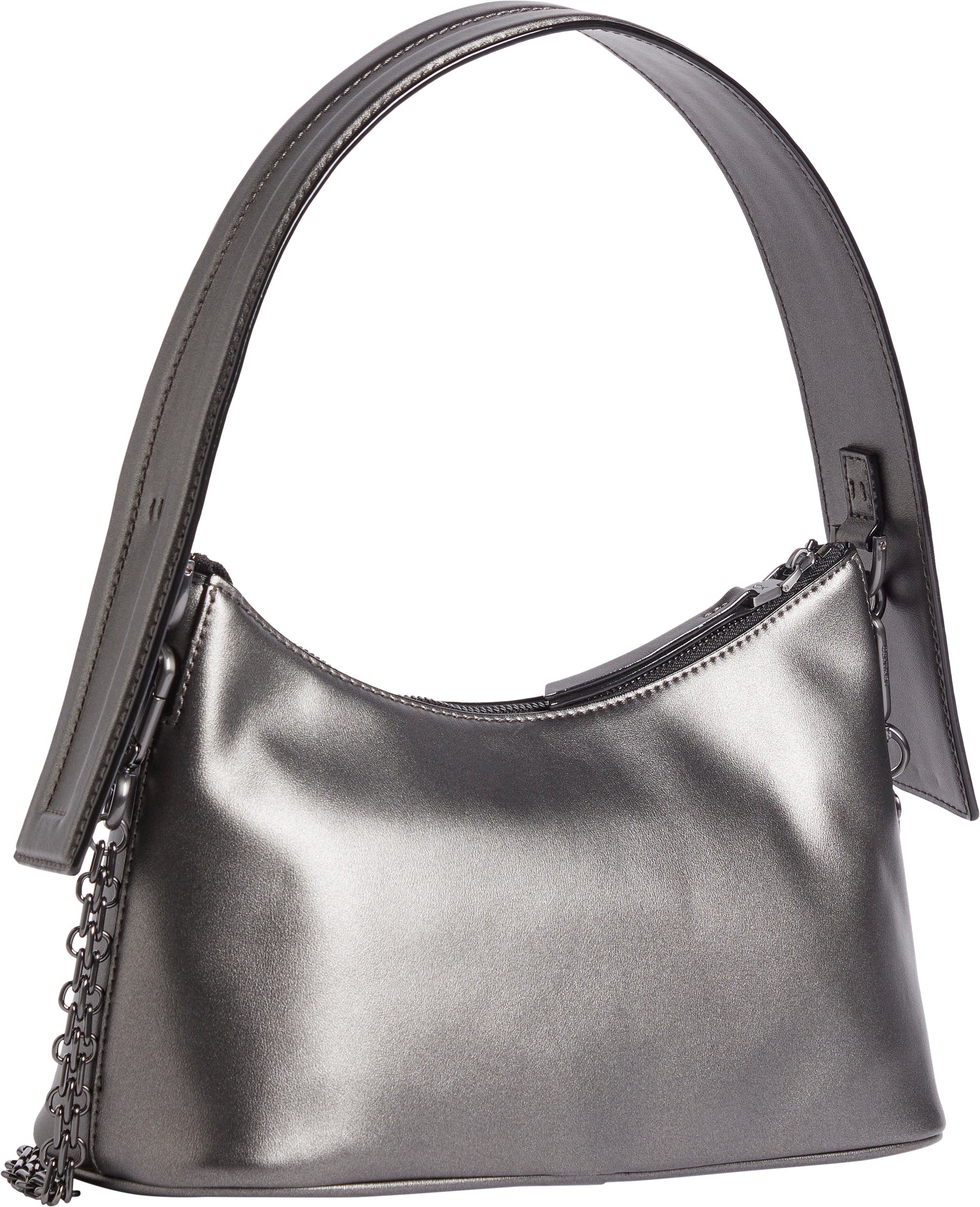 Geanta Calvin Klein Ck Natural Shoulder Bag-Gunmet