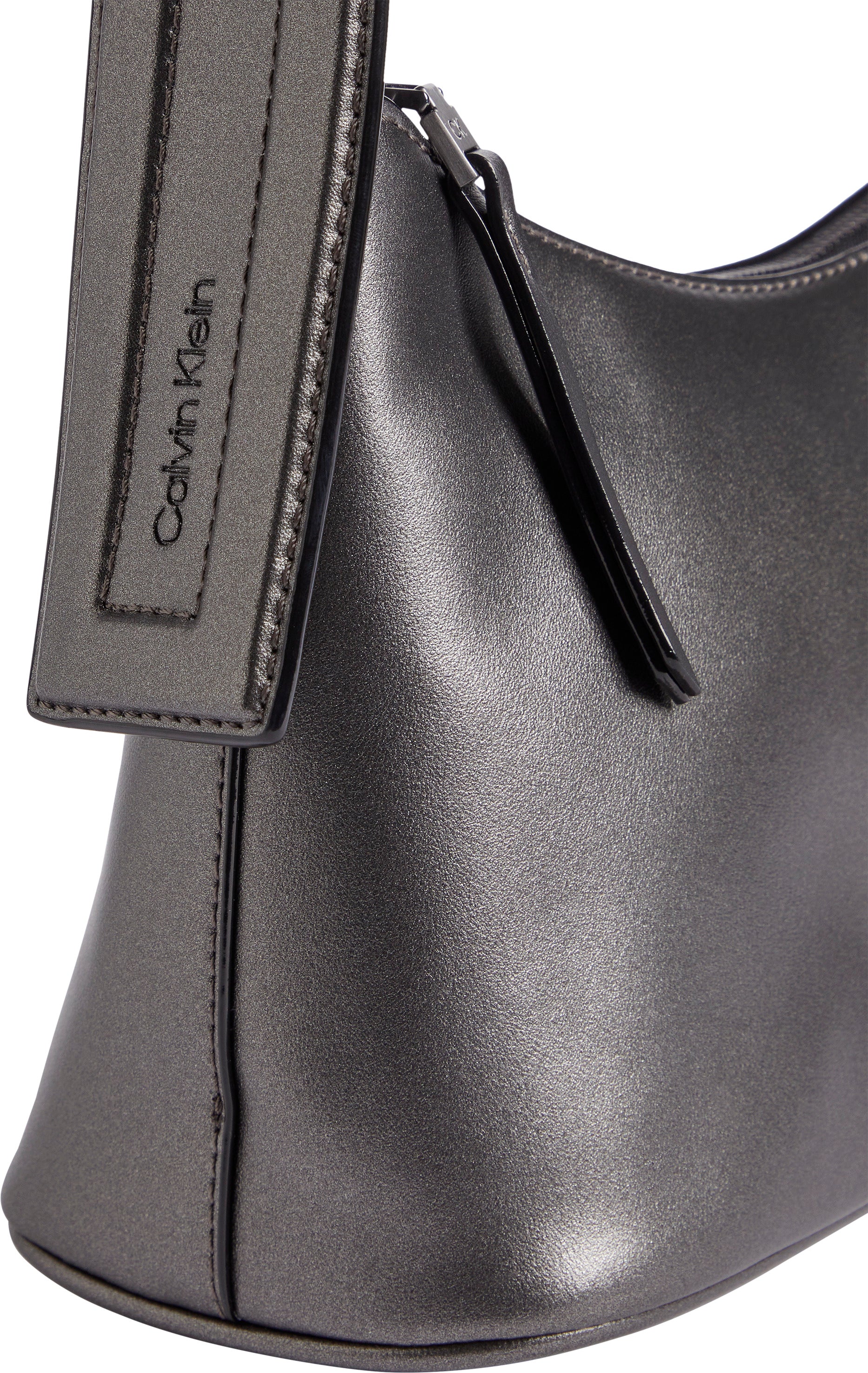 Geanta Calvin Klein Ck Natural Shoulder Bag-Gunmet