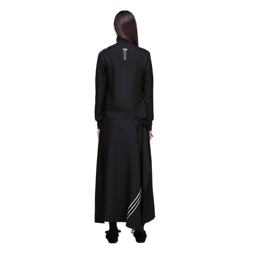 Fusta Y-3 Sport Uniform Raw Cut 3 Stripes