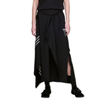 Fusta Y-3 Sport Uniform Raw Cut 3 Stripes
