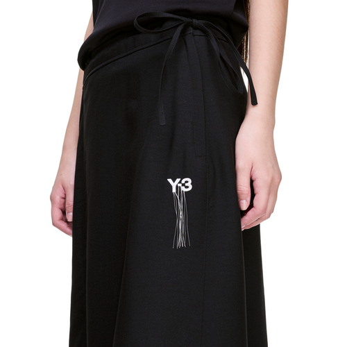 Fusta Y-3 Sport Uniform Raw Cut 3 Stripes