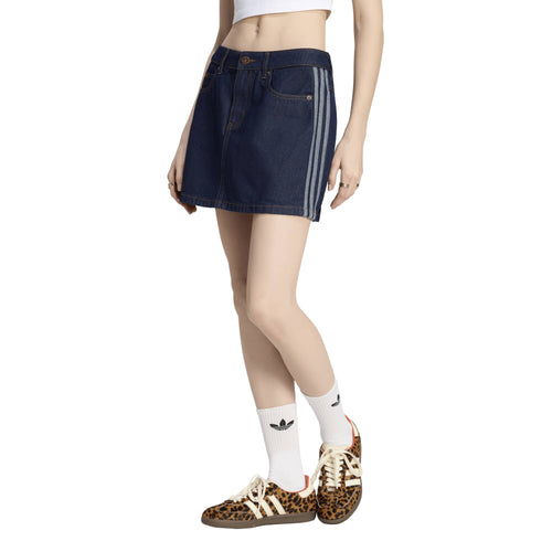 Fusta adidas Originals Mid Rise Denim