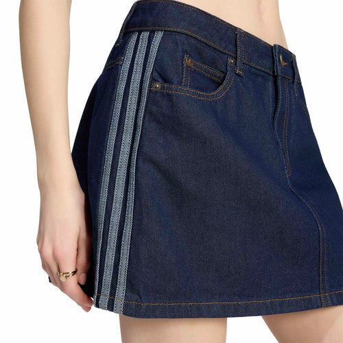 Fusta adidas Originals Mid Rise Denim