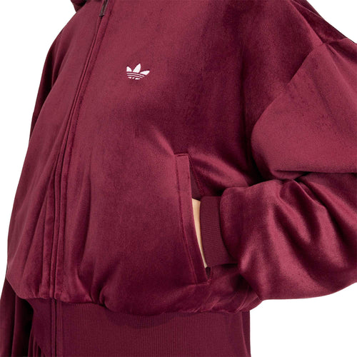 Hanorac adidas Originals Essentials Velour Track Top