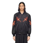 Jacheta Y-3 Embroidered Graphic Satin Souvenir