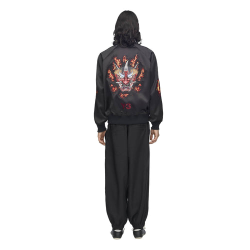 Jacheta Y-3 Embroidered Graphic Satin Souvenir