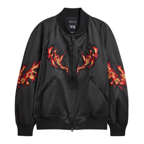 Jacheta Y-3 Embroidered Graphic Satin Souvenir